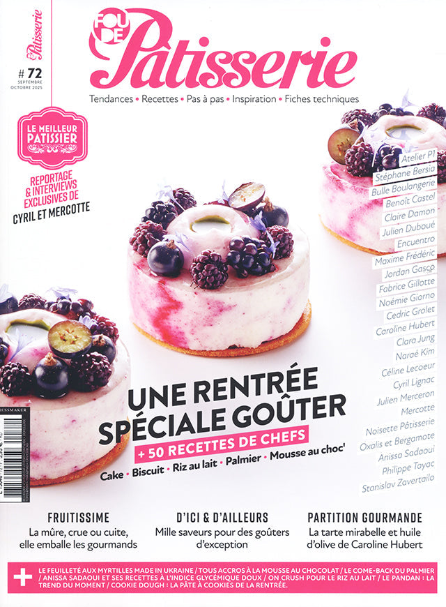 FOU DE Patisserie #72 – CHEF'S LIBRARY