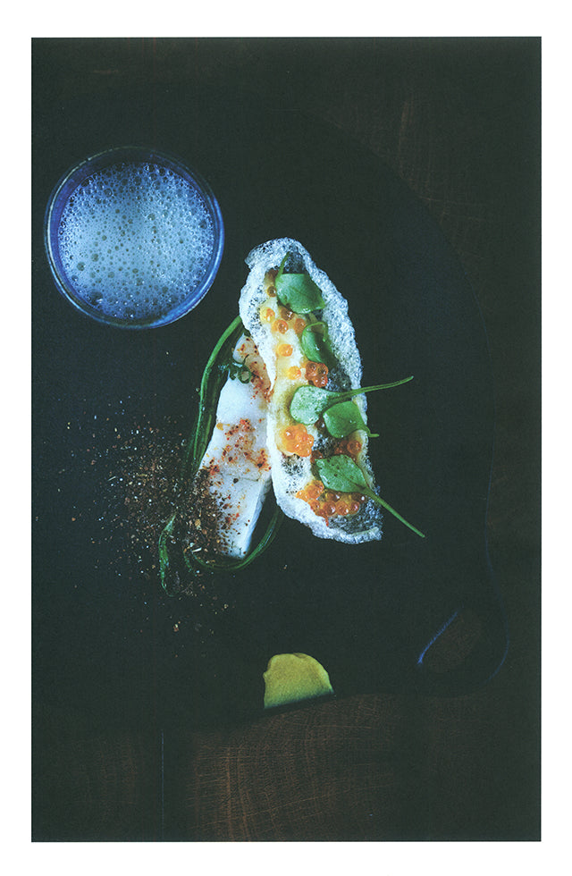 Jean Michel Carrette  AUX TERRASSES (フランス・ブルゴーニュ) 傷みあり