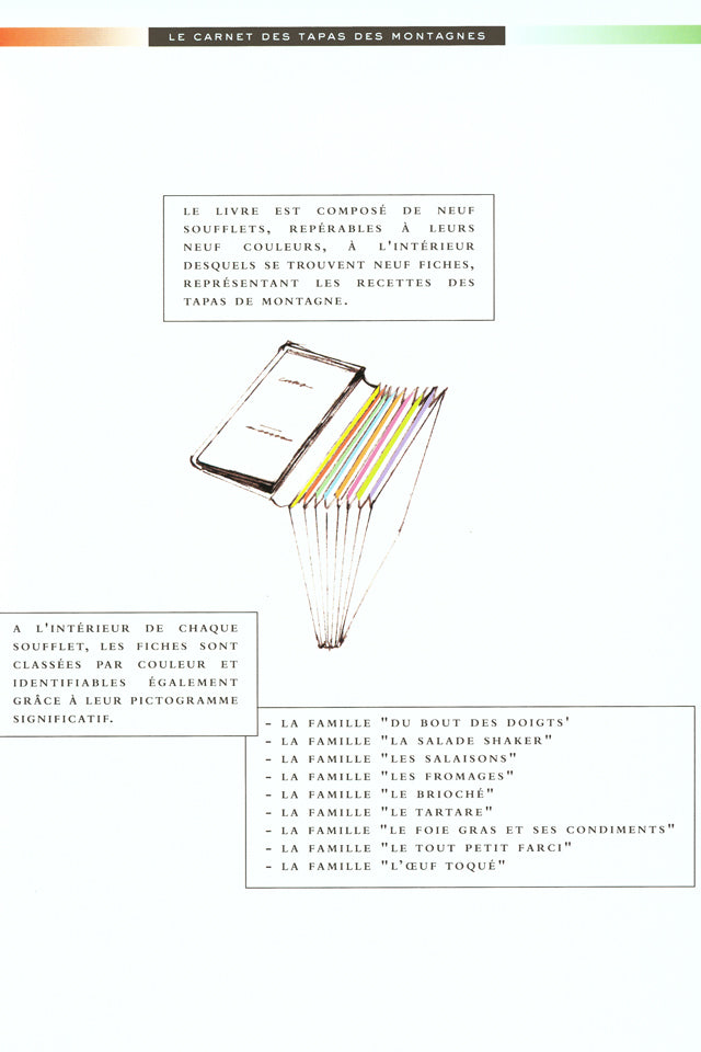 LE CARNET DES TAPAS DES MONTAGNE (フランス・クールシュヴェル)