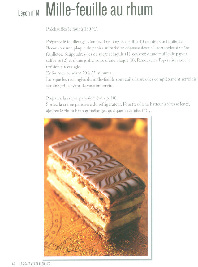 LECON PATISSERIE  LES GATEAUX CLASSIQUES (フランス)