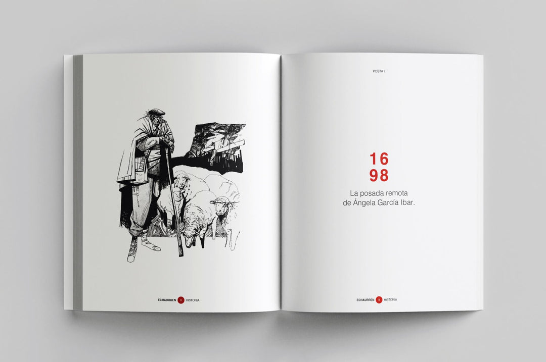 Echaurren Cronica y cocina de una familia (スペイン・リオハ)　英語併記