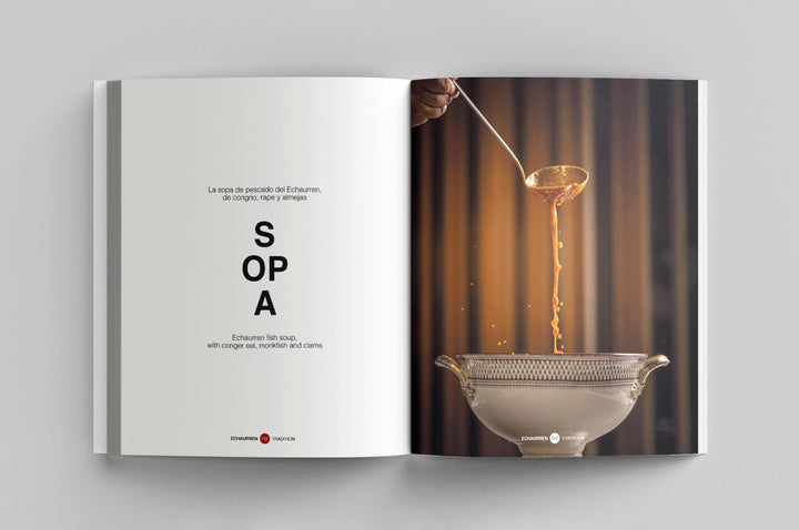 Echaurren Cronica y cocina de una familia (スペイン・リオハ)　英語併記