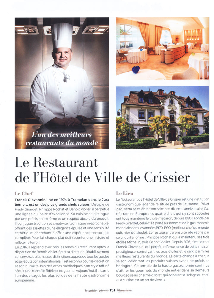 Le guide Epicure - Les Alpes 2026/2027