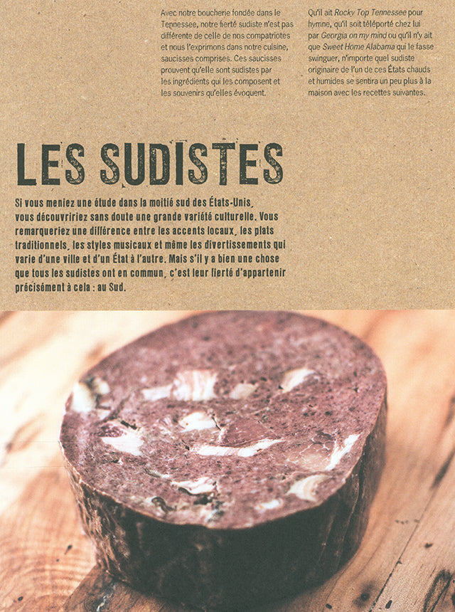 HOMEMADE SAUCISSES　(アメリカ・テネシー) フランス語
