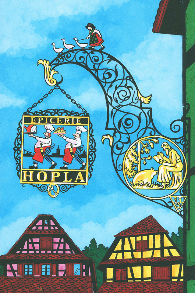 Hopla manger alsacien (フランス・アルザス)