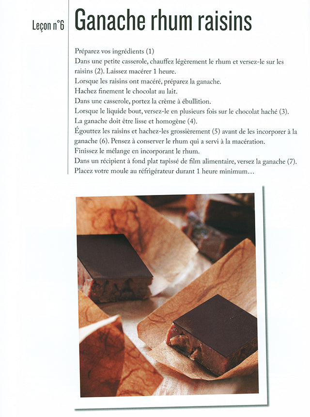 LECON PATISSERIE LES CHOCOLAT ET PETIT BOUCHEES (フランス)