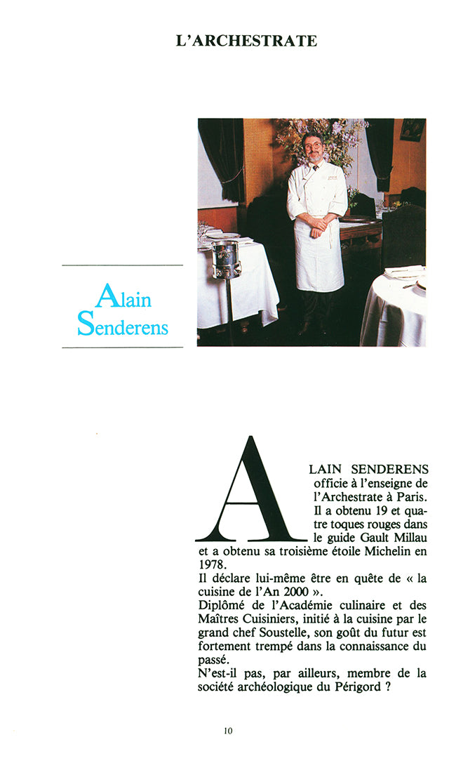 Les menus de fete des grands chefs (フランス)