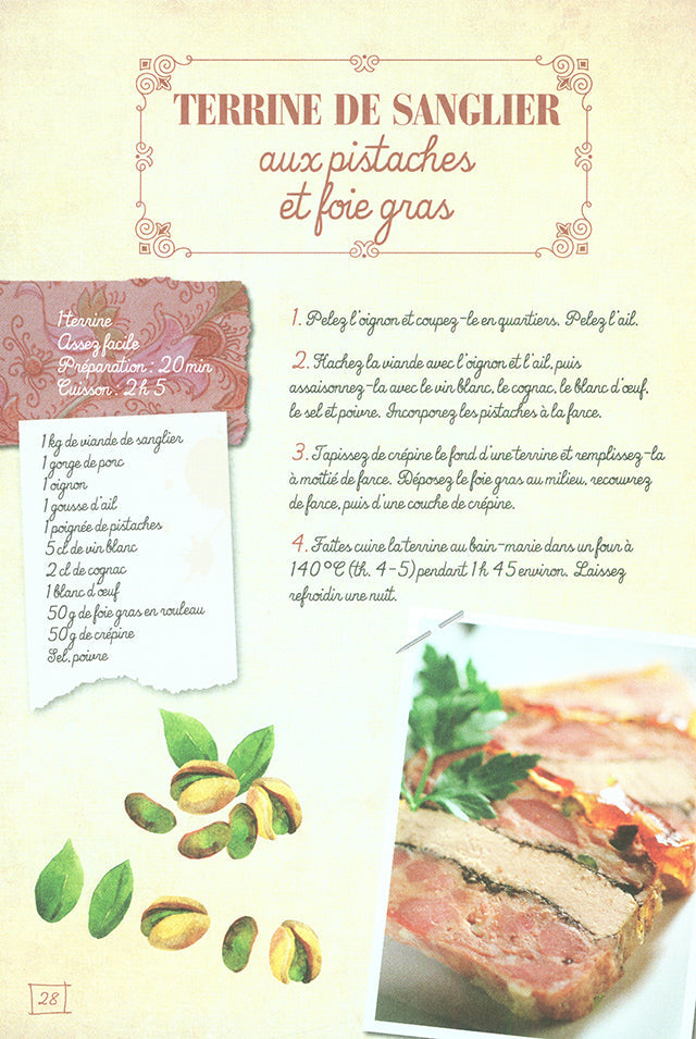 Mon chahier de recettes Cuisine du GIBIER (フランス)