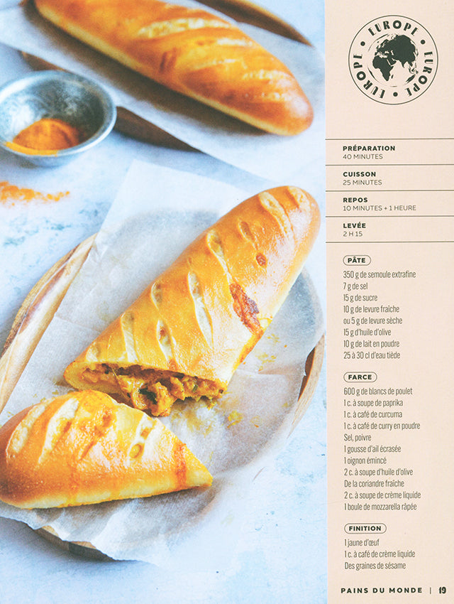 Pains 60 recettes de pains et brioches du monde (フランス)