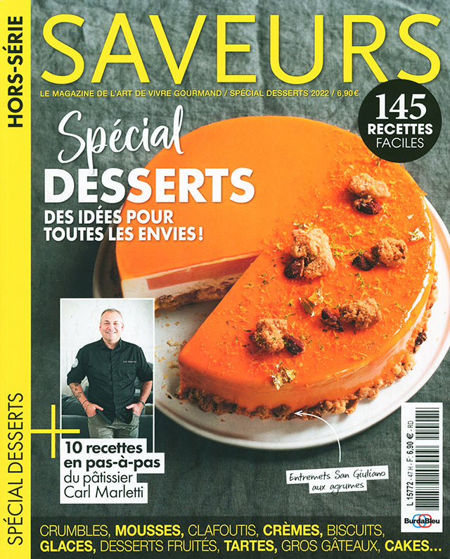 SAVEURS Hors-serie  Special desserts 2022 (フランス)