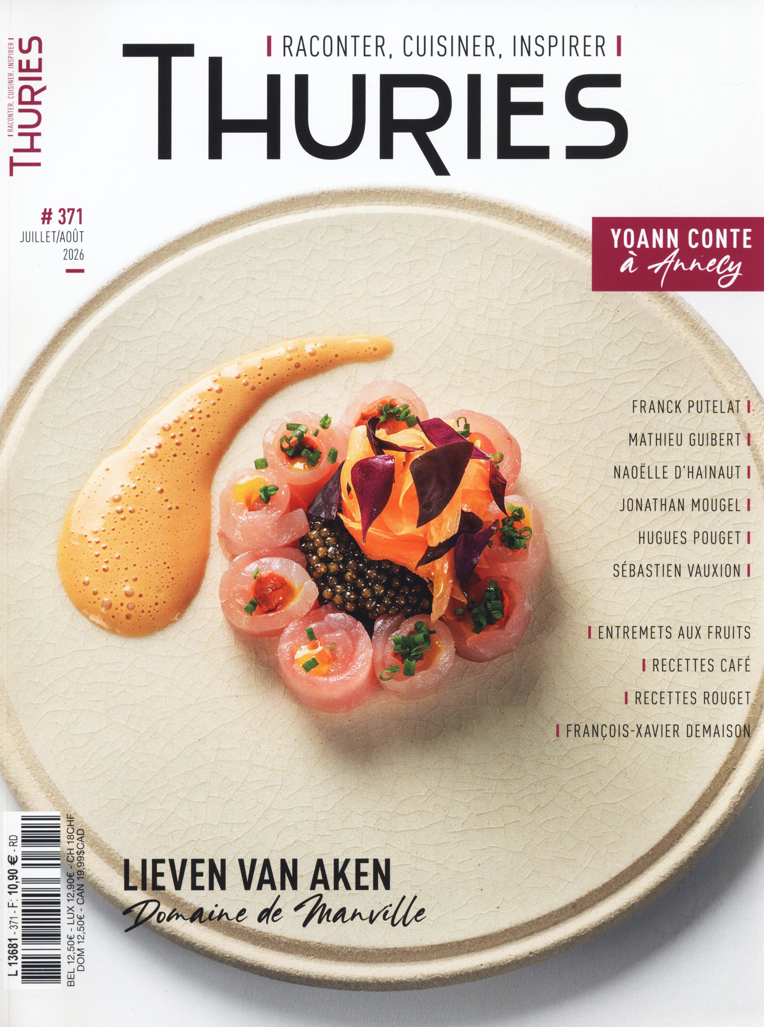 Thuries GASTRONOMIE Magazine4冊セット Thuries magazine n'371 – CHEF'S LIBRARY